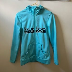 XS Lined Burton zip up With hood
